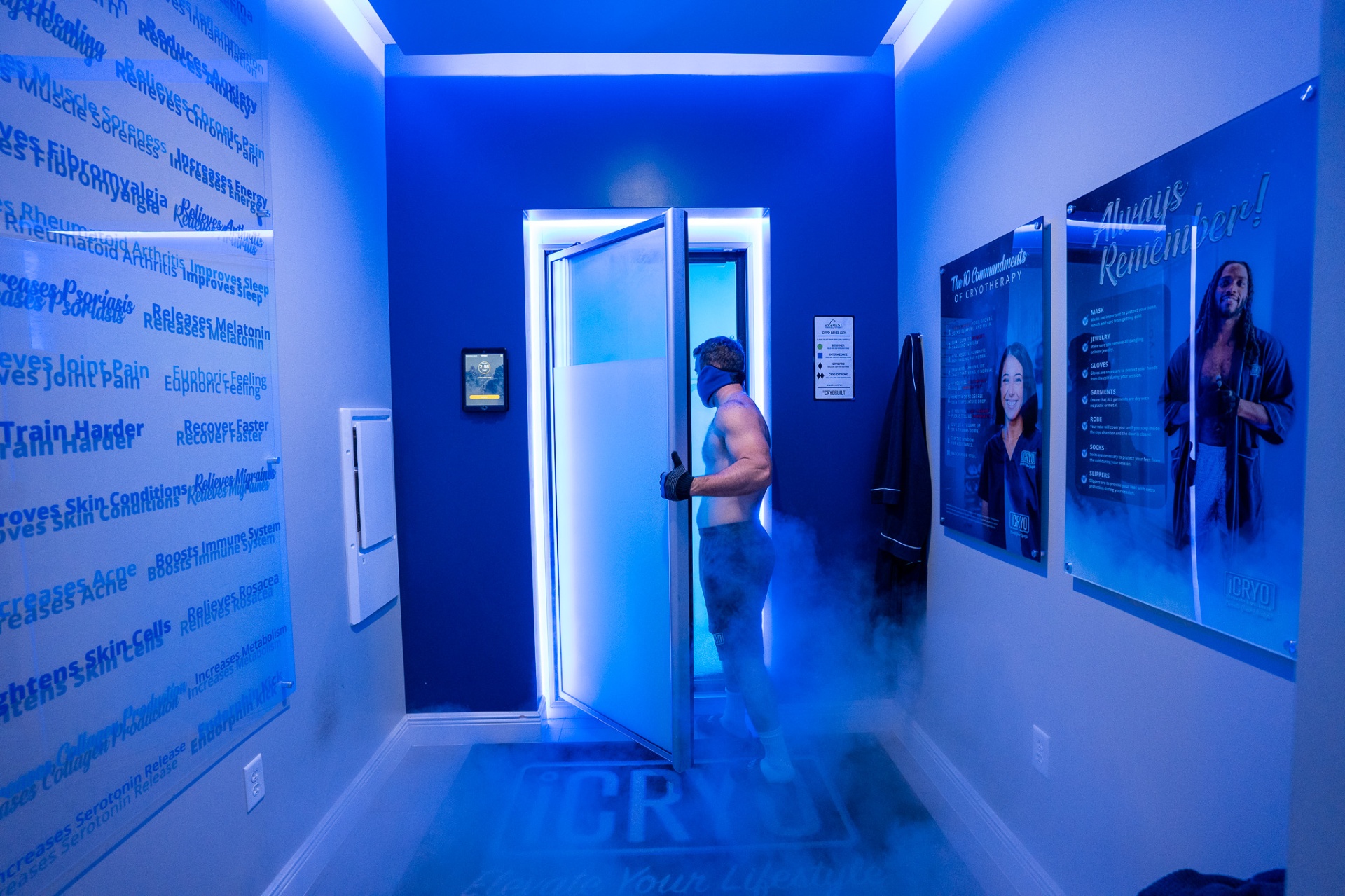 Whole body cryotherapy at iCRYO One Loudoun